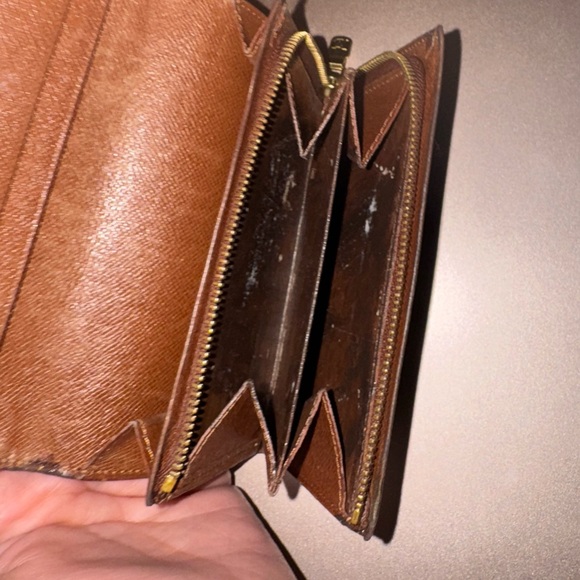 Authentic Louis Vuitton Classic Monogram canvas Porte Monnaie tressor wallet - Picture 6 of 8